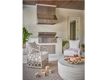 Thumbnail Pebble Swivel Chair Outdoor - Special Order 1