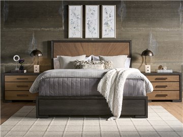 Thumbnail Veil Panel Bed Queen 1