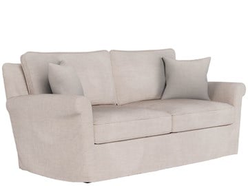 Clermont Slipcover Apartment Sofa - Special Order thumbnail
