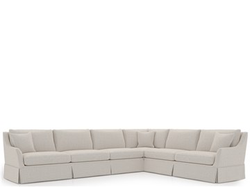 Thumbnail Henri Skirted Sectional - Special Order 4