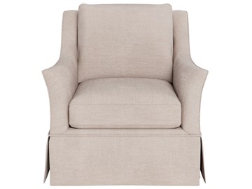 Thumbnail Henri Skirted Swivel Chair - Special Order 2