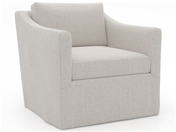 Asher Slipcover Swivel Chair - Special Order thumbnail