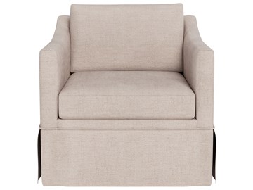 Thumbnail Asher Skirted Swivel Chair - Special Order 2