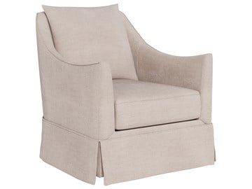 Portia Skirted Swivel Chair - Special Order thumbnail