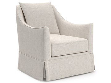 Portia Skirted Swivel Chair - Special Order thumbnail