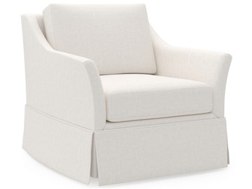 Madison Skirted Swivel Chair - Special Order thumbnail