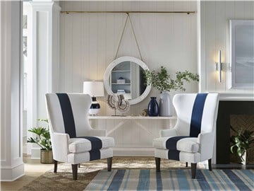 Getaway Coastal Living Home Collection Surfside Wing Chair Universal Furniture