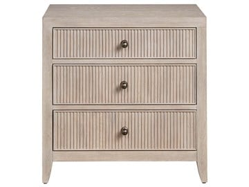 Carmen Three Drawer Nightstand thumbnail