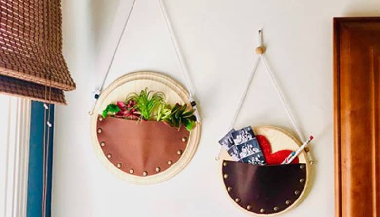 DIY Leather Pocket