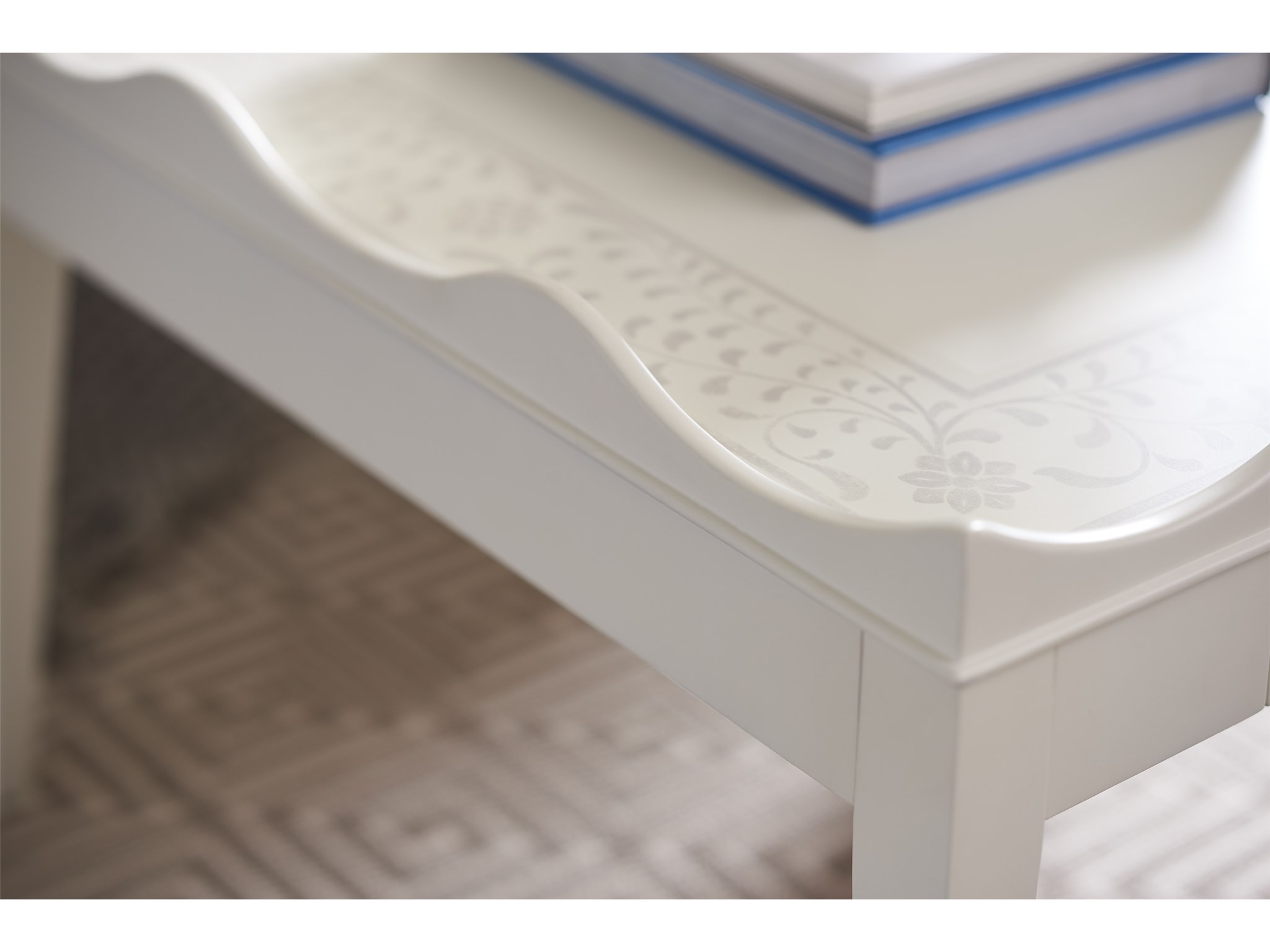 Stenciled Coffee Table Younghouselove Website Stenciled Coffee Table Undefined