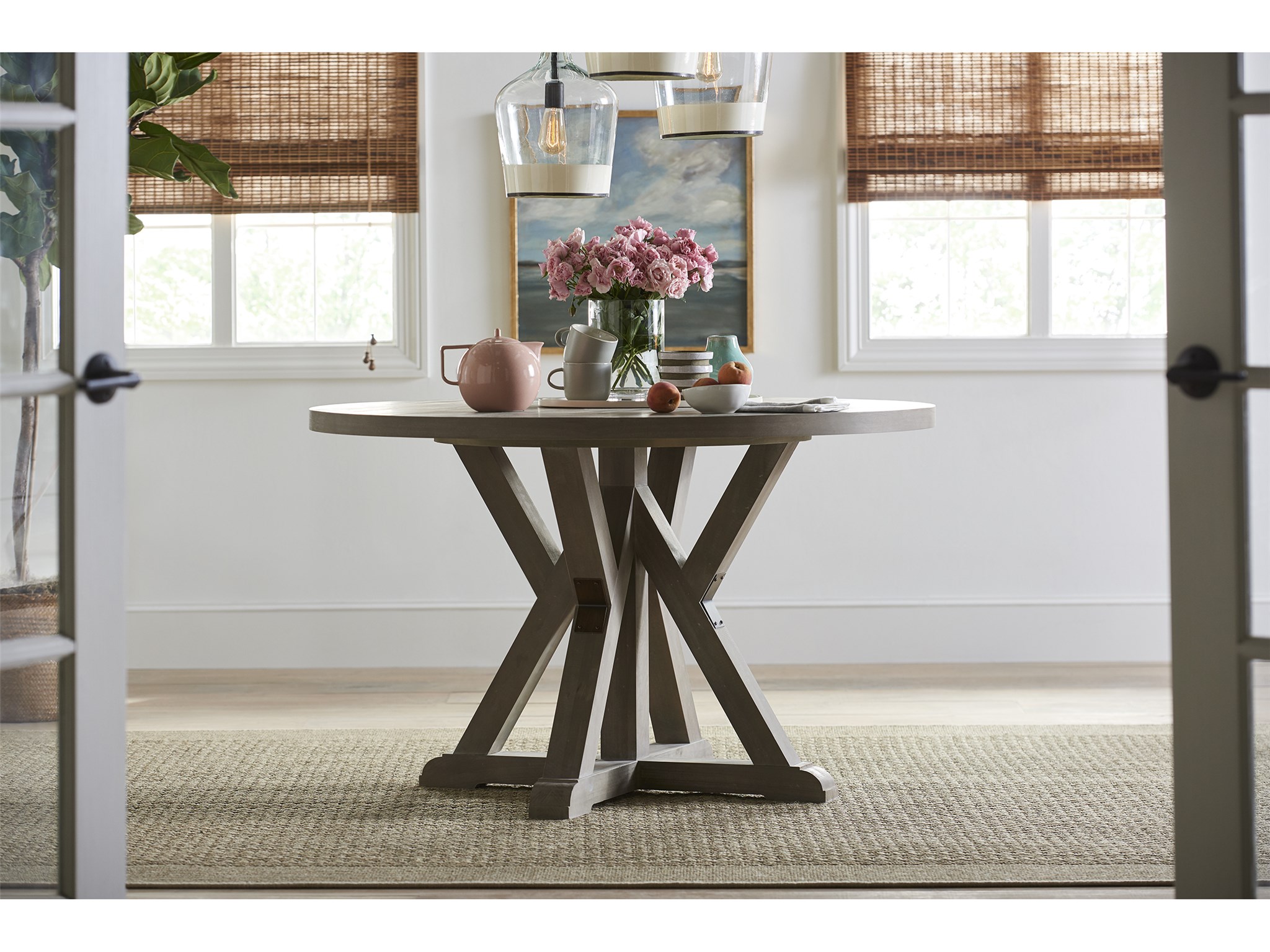 Round Trestle Table - YoungHouseLove.Website